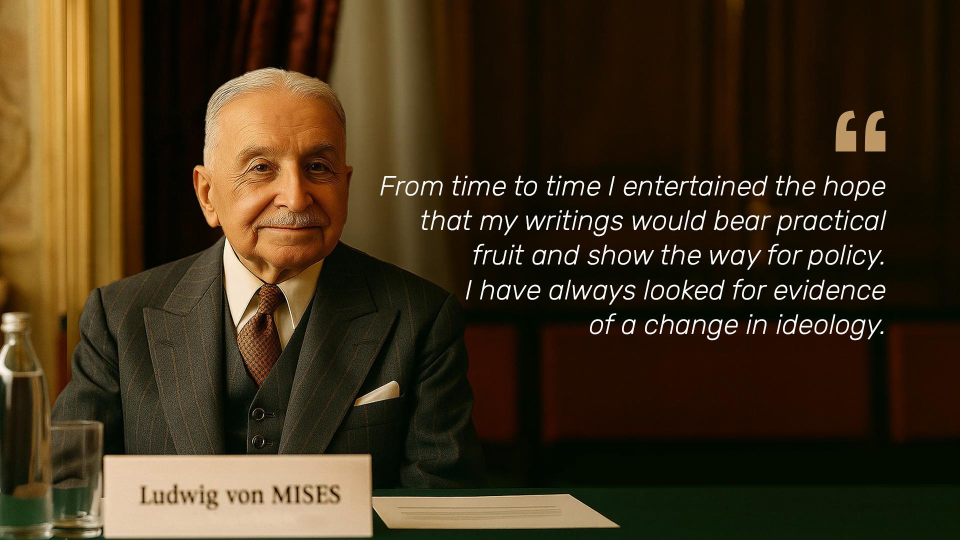 Article image: Ludwig von Mises: the return of genius