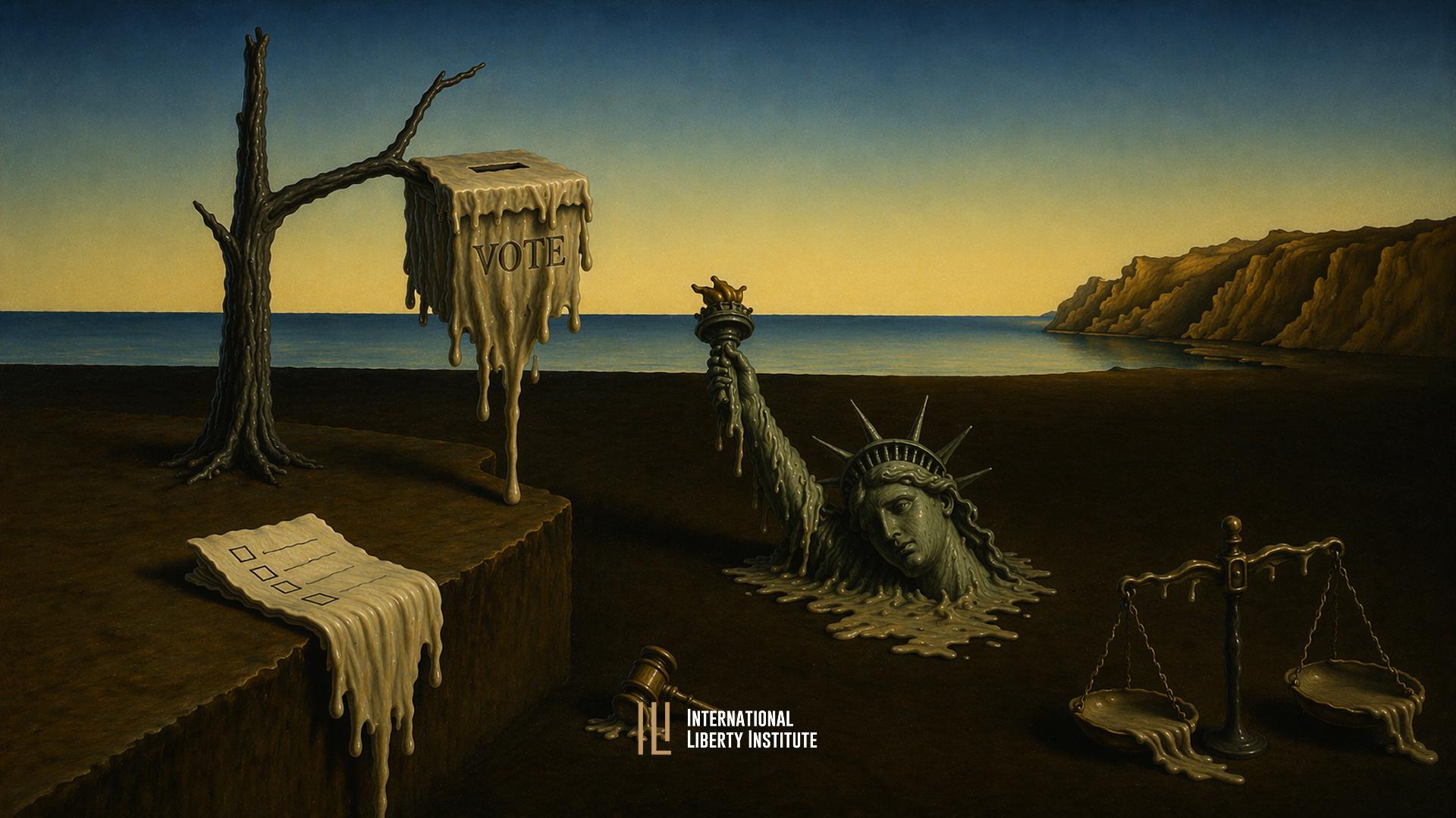 Article image: THE EROSION OF DEMOCRACY